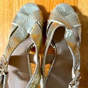 Mk gold Sandals